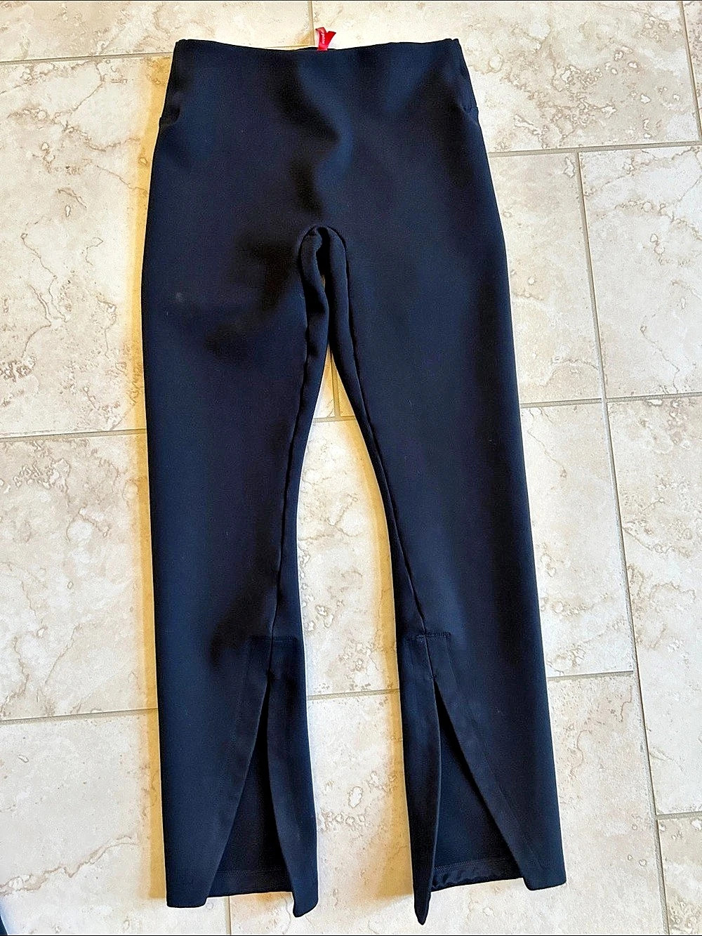 Spanx Black Flare Leggings Size Medium Like New